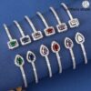 Wholesale Colored zircon inlay