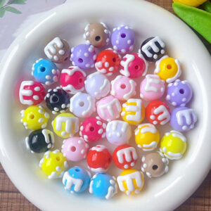 Solid color m beans (mixed colors)