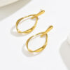 Wholesale Gold Irregular Teardrop Earrings