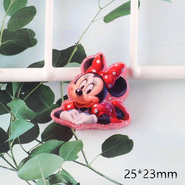 Wholesale New Cross-Border Straight Hole Cartoon Princess Animal DIY Acrylic Handmade Beaded Mobile Phone Key Chain Jewelry Accessories