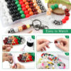 Wholesale 10PCS Water Transfer Silicone Colorful Leopard Beads