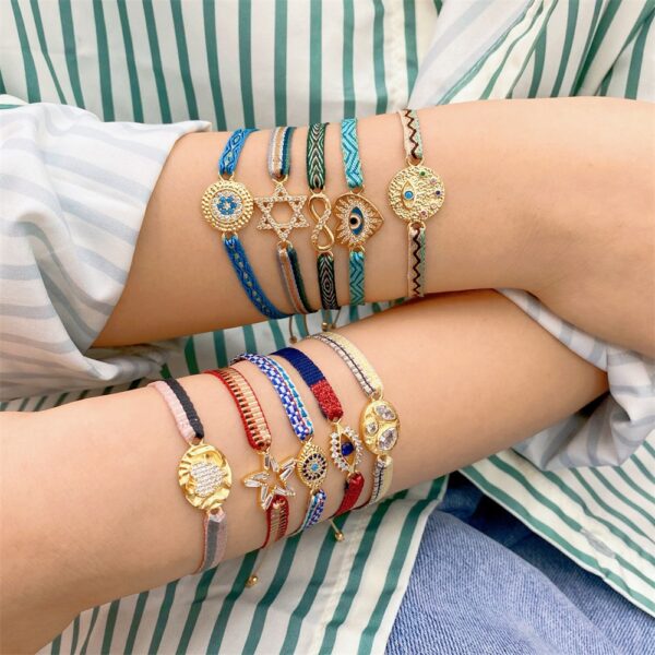 Wholesale Micro-Inlaid Nepalese Ethnic Style Retro Bracelets Spanish Street Style Bracelets