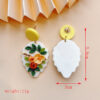 Wholesale Romantic and Cute Flower Soft Ceramic Earrings