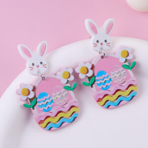Two easter egg rabbits