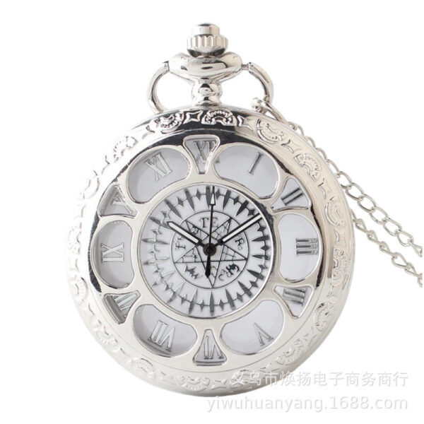 O1CN01RJOoGG205zvX14Yb1_3357116799-0-cib Wholesale Flip-top vintage quartz watch with openwork petal design.