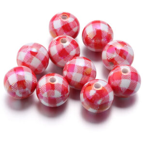Plaid red / Size: 16mm aperture 2.8mm