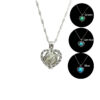 Wholesale Mother's Day Hollow Luminous Necklace Pendant Heart MOM Necklace