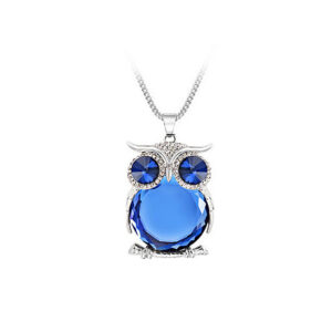 Blue parrot pendant 2025-434