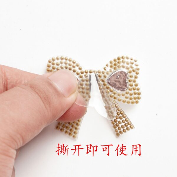 Wholesale Bowknot Rhinestone Self-Adhesive Hotfix Rhinestone DIY Handmade Shoe Clothing Bag Accessory Pattern Hotfix Rhinestone Sticker