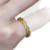 Wholesale Vintage floral branch open ring stackable gold index finger ring