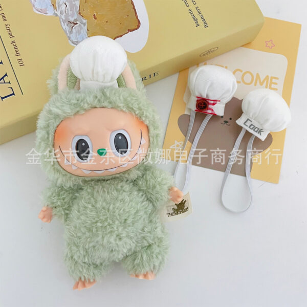 Wholesale Plush Doll Chef Hat 10cm Cotton Doll Hat