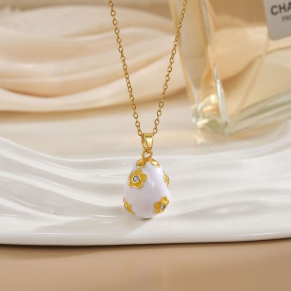 Wholesale Easter egg necklace