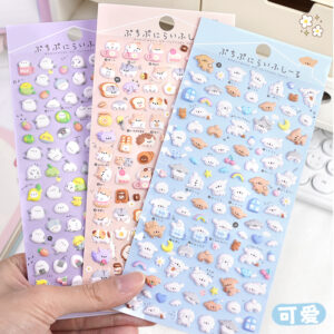 Wholesale Cartoon Mini Color Cute Animal 3D Stickers