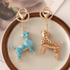 O1CN01RTAtCL2A5DKGBW8rR_1874418151-0-cib Wholesale Colorful Zodiac Dog Rhinestone Metal Keychain