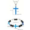 O1CN01RUBERg2IVKv5A0Sby_3919529291-0-cib Wholesale Luminous Cross Bracelet Necklace Set