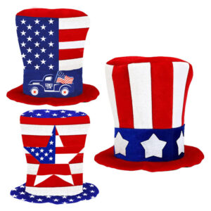 Wholesale Independence Day party flag decoration hat