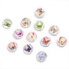 Wholesale transparent acrylic beads with built-in butterfly