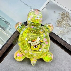[yellow] cartoon flashing quicksand turtle / 9.3cm large cartoon quicksand turtle