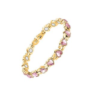 Full magnet - golden pink diamond