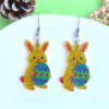 Wholesale Easter Bunny Egg Acrylic Earrings