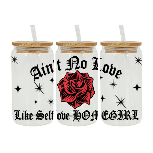 Wholesale UV Transfer Paste Glass Crystal Label Crystal Paste Cross-border Special Paste for 16oz Glass Cup 23cmX11cm