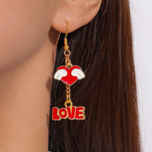 Love letter earrings