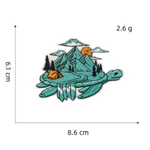 Travel style cloth patch 8#