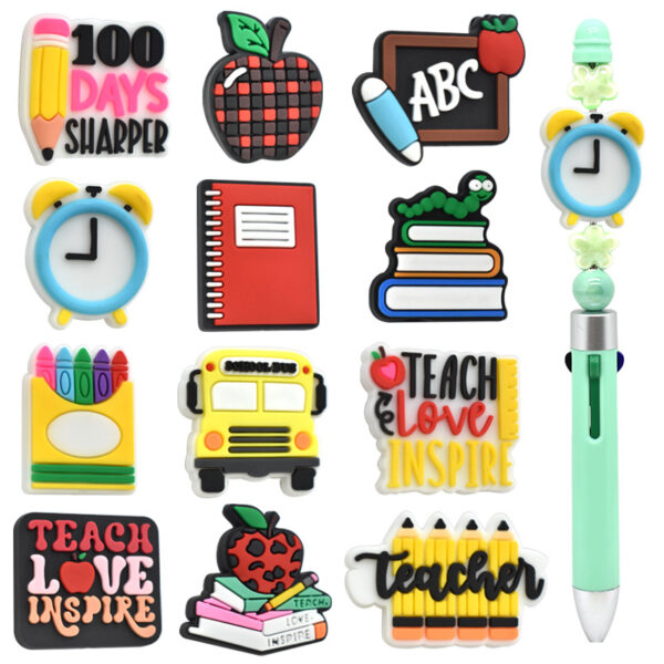 O1CN01Rhwgog1t0m3Mcy4VR_2207248195840-0-cib Wholesale Random Cartoon School Loose Beads High-Value Focal Beads
