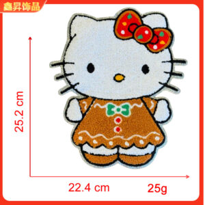 Hot melt glue*ginger*animal*kitty*height 25.2*22.4cm