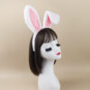 Wholesale Easter Rabbit Ears Cute White Rabbit Nose Headband