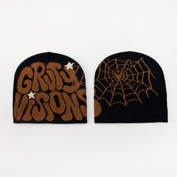 Wholesale Alphabet Jacquard Knitted Street Winter Hat