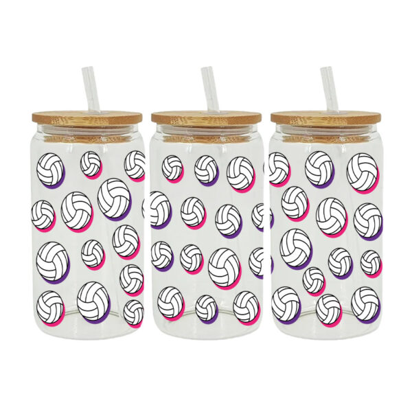 Wholesale UV Transfer Paste Glass Crystal Label Crystal Paste Cross-border Special Paste for 16oz Glass Cup 23cmX11cm