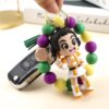 Wholesale Silicone Beaded Keychain Cartoon Bag Pendant Anime Charm OLY Exclusive