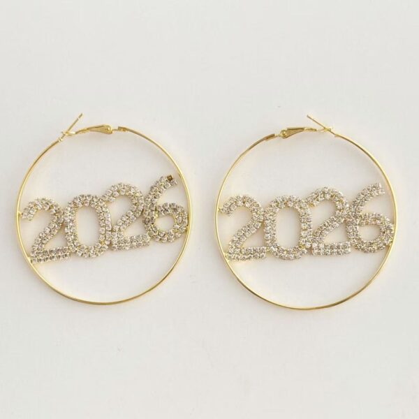 Wholesale Number 2026 rhinestone round earrings