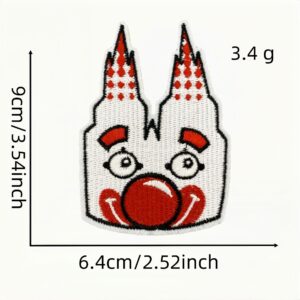 Red carnival cloth sticker 15 #