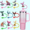 O1CN01RsV1H6271936mESS1_2213236817736-0-cib Wholesale Cute Mermaid Cartoon Silicone Straw Cap