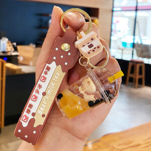 Milk tea bear quicksand-milk cap Cup