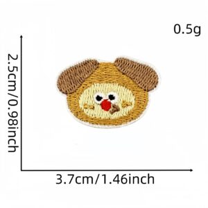Cartoon animal cloth stickers 7#