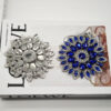 Wholesale Diamond inlaid with colorful sunflower eyes DIY Patches