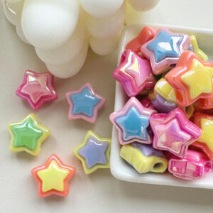 17mm five-pointed star / 1 random color