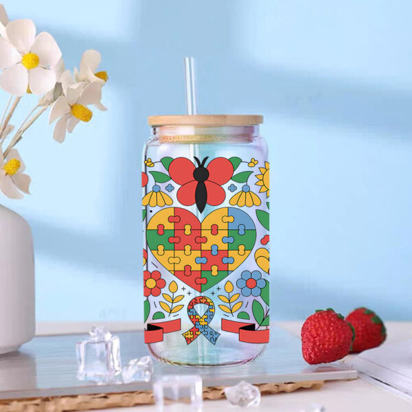 Wholesale UV Transfer Paste Glass Crystal Label Crystal Paste Cross-border Special Paste for 16oz Glass Cup 23cmX11cm