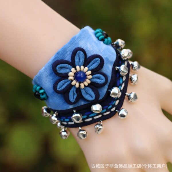 Wholesale fabric tie-dye bracelet ethnic style handmade bracelet