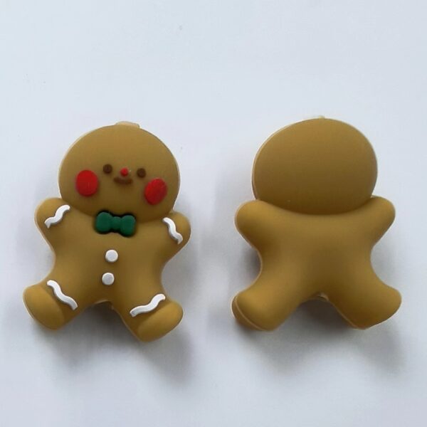 O1CN01S2nG4v2FO3gRizJYk_2216349148869-0-cib Wholesale 10pcs 3D Gingerbread Villain's New Three-dimensional Silicone Cartoon DYI Beads