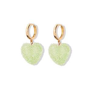 Green earrings