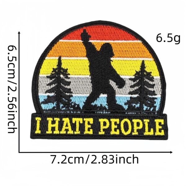 O1CN01S3LPbN2DZOKQXkkKP_3283688623-0-cib Wholesale Cartoon Fun Quirky Style English Letter Animal Character Velcro Badge Patch