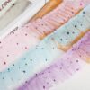 Wholesale 5cm colored mesh sequin lace Doll Accessories