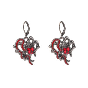 Oil dripping red heart 714-3