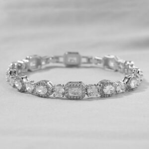 Silver (7inch, 18cm+2cm extension chain)