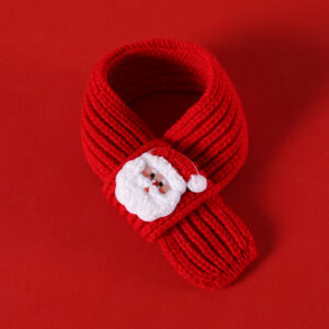 M embroidered old man scarf