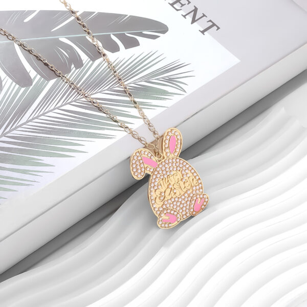 Wholesale Pearl Rabbit Pendant Necklace